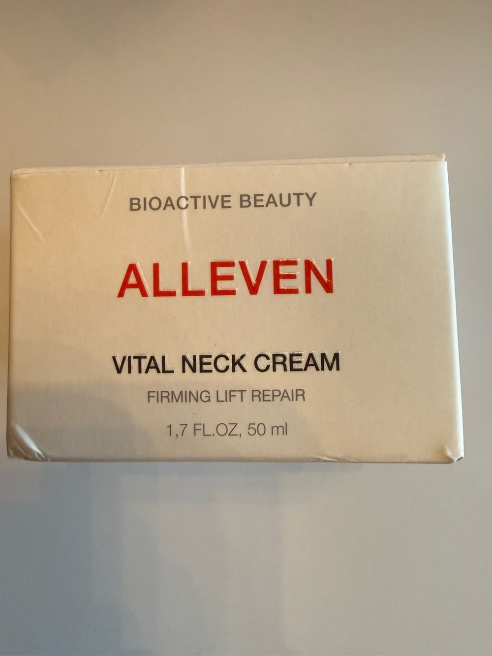 NIB ALLEVEN Vital Neck Cream - Firming Lift Repair 1.7 fl oz / 50 mL